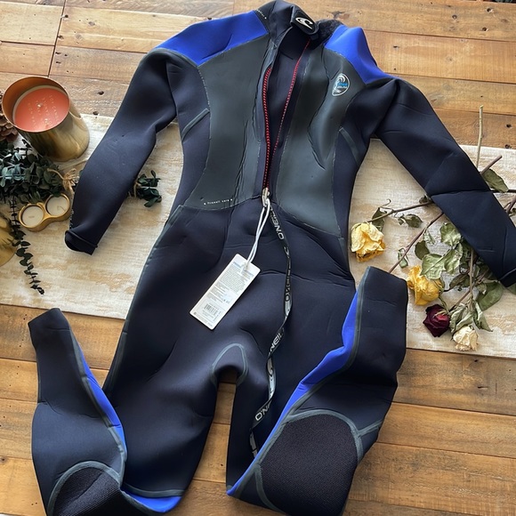 O’NEILL Wetsuit. Women. Size 4. Firewall. Deluxe. Blue/Black. - Picture 5 of 12